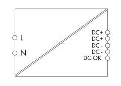 787-1606 Giriş AC 90V . 264V Çıkış DC 24V , DC 2 A