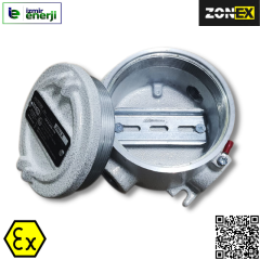Exproof Junction Box 4 Input 105mm Zone 1 - 1/2 Input
