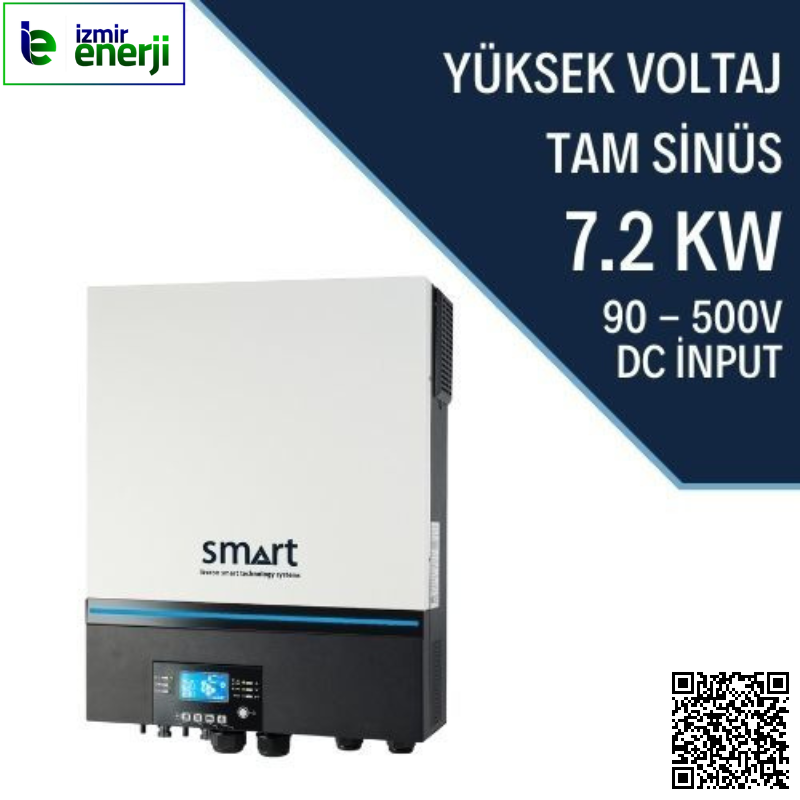 SMART 7,2 KW 90-500V HV 2X80A MPPT AKILLI INVERTER