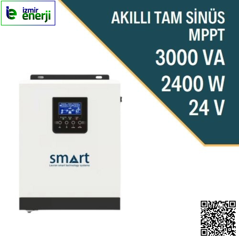 3KVA/2400W MPPT 24V AKILLI İNVERTER