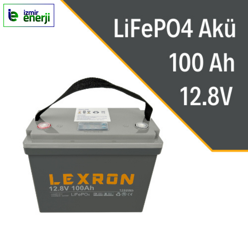 LifeP04 100AH 12,8V Lityum Akü