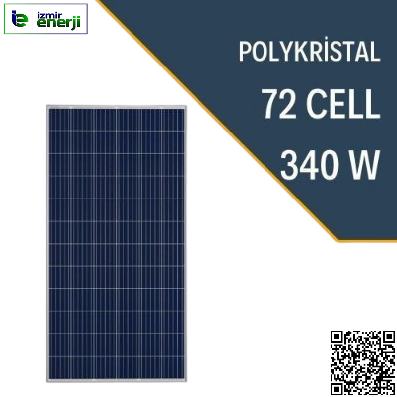 340W POLYKRİSTAL Güneş Paneli