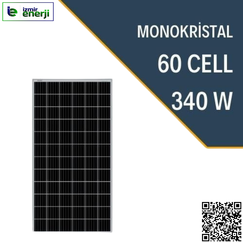 340W MONOKRİSTAL Güneş Paneli