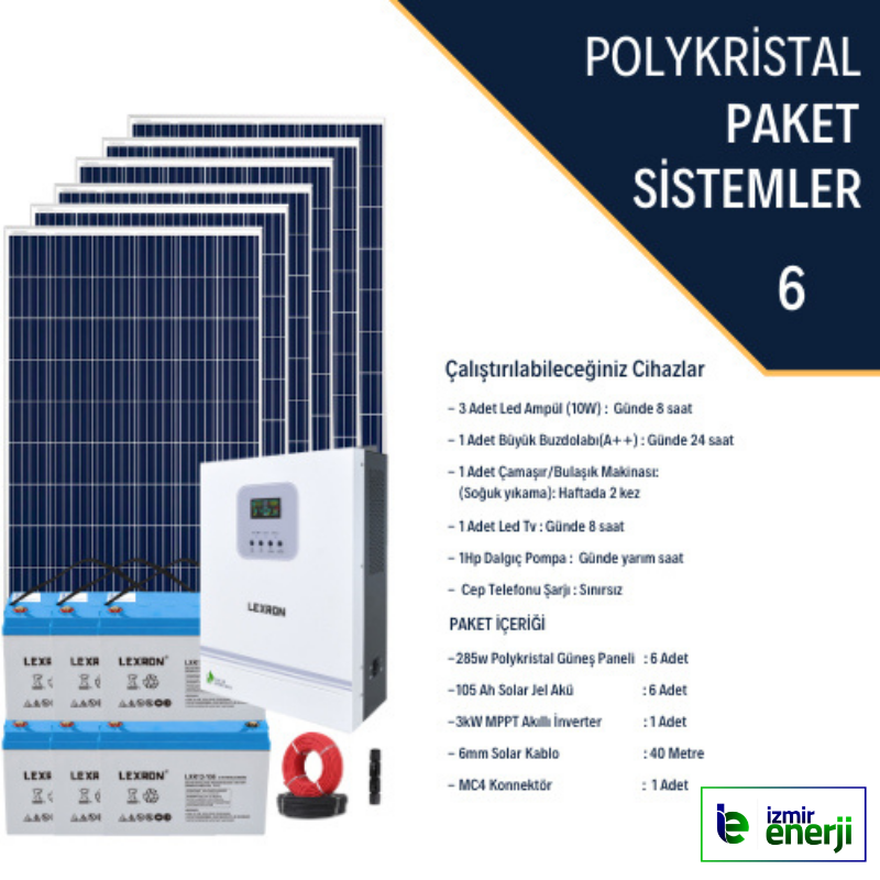 POLYKRİSTALLİ BAĞ EVİ PAKETİ (PAKET 6)