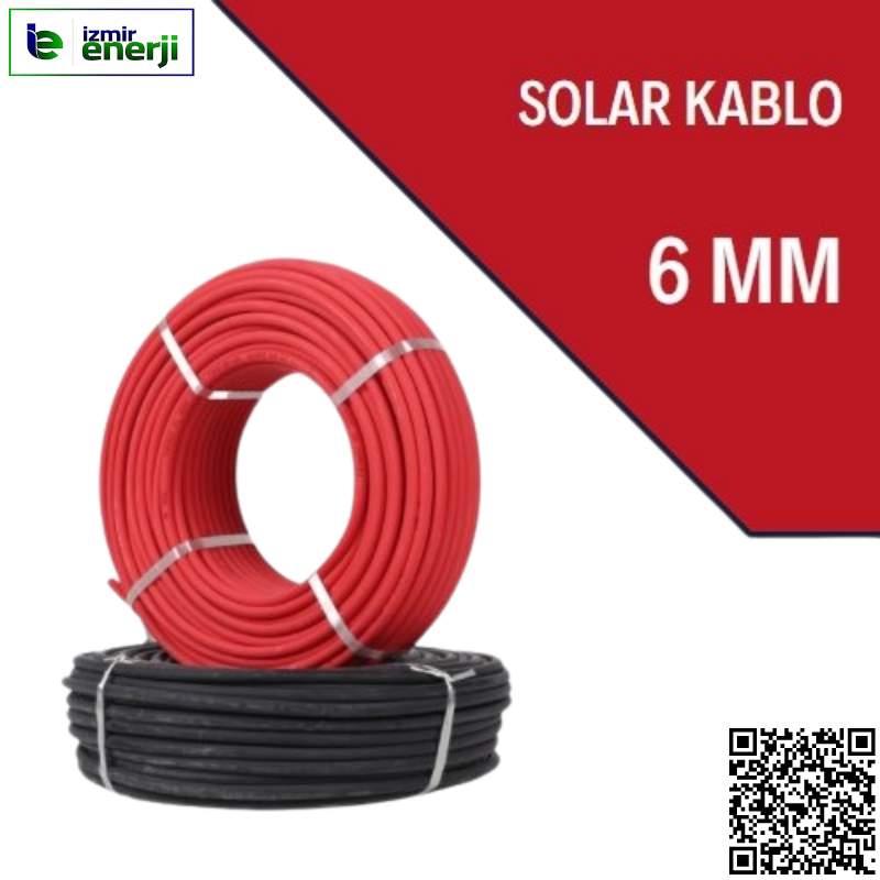 Siyah 6mm2 SOLAR KABLO