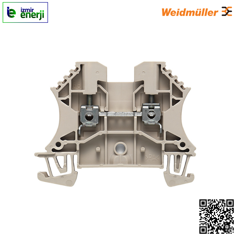 WDU 2.5 0,05-4mm² Bej Vidalı Ray Klemens ( 1 Kutu / 100 Adet )