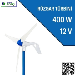 400W Rüzgar Türbini 12V (Şarj Kontrol Cihazı Dahil*)