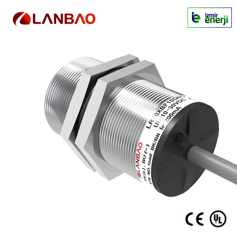 M30 Endüktif Sensör 10mm Algılama, PNP, NO, 10-30V DC 2mt Kablolu