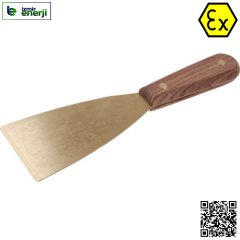 Kıvılcım Çıkarmaz Ex-Proof 90 x 120mm / 215mm Sert Spatula