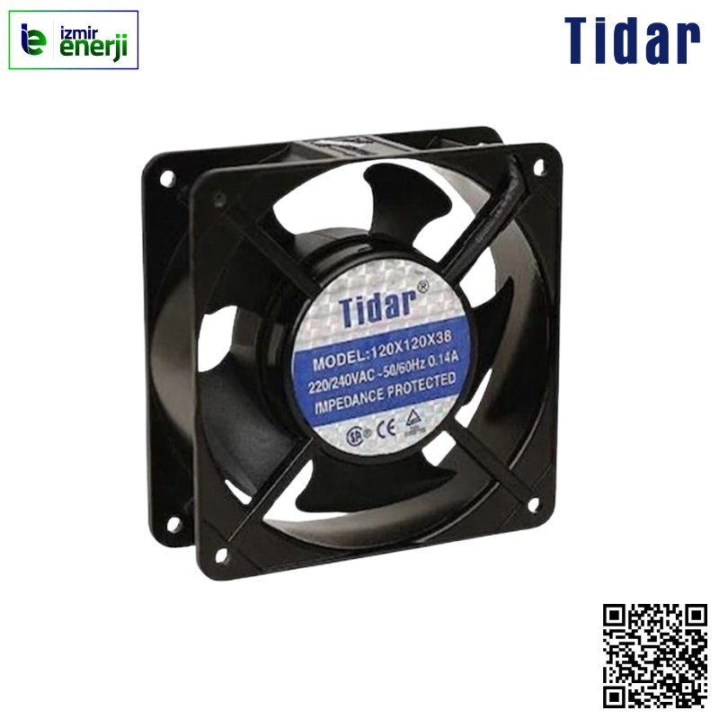 Tidar-Taida Fan 80x38 Pls Slv 220 Kablolu