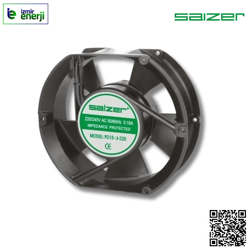 Salzer Fan 150X172X51 Pls Bb 220 Kablolu