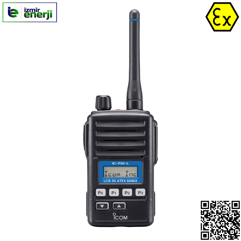 ICOM IC-F61 Analog UHF Atex Handheld Radio