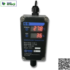 ST 401 EKRANLI SICAKLIK NEM TRANSMİTTERİ 0-10V , 0-100% ve -40 +80°