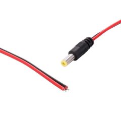 281 TK 34 Fiş Kablolu Tek Uçlu Kamera için 20cm DC Power Jack