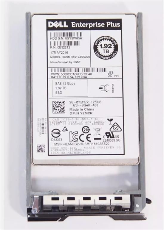 DELL 1.92TB 2.5'' 12Gbps SAS SSD Kurumsal Sunucu Diski