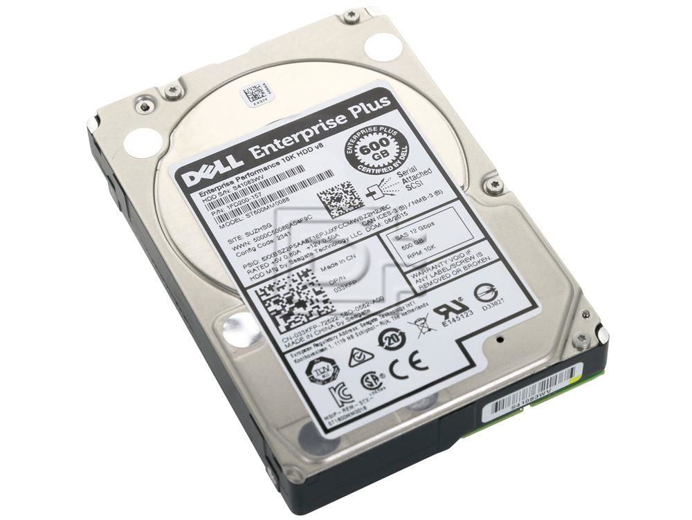 DELL 600GB 3.5'' 10K 6Gbps SAS Sunucu HDD