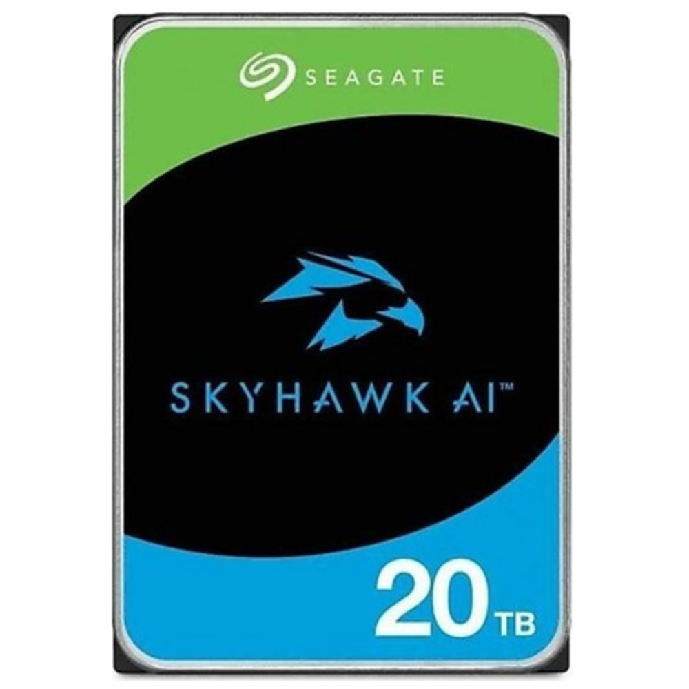 SEAGATE SkyHawk AI 20TB 7200rpm 256MB Sata3 7x24 Güvenlik 3.5'' Harddisk (ST20000VE002)