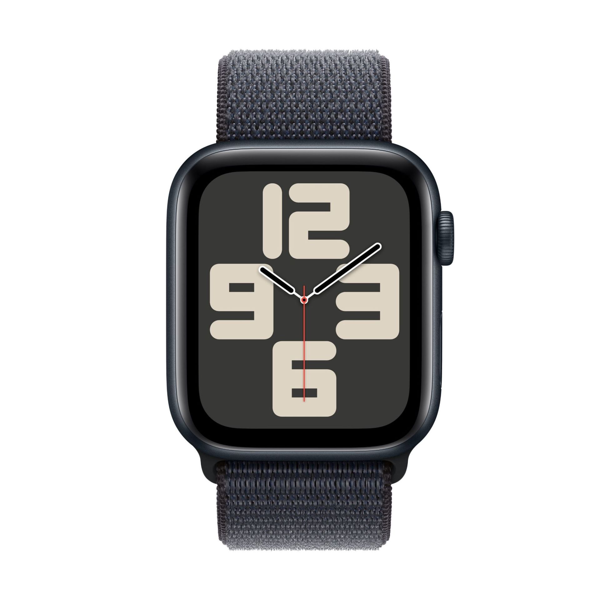 Apple Watch SE GPS 44 MM Aluminyum Kasa Geceyarısı Spor Kordon