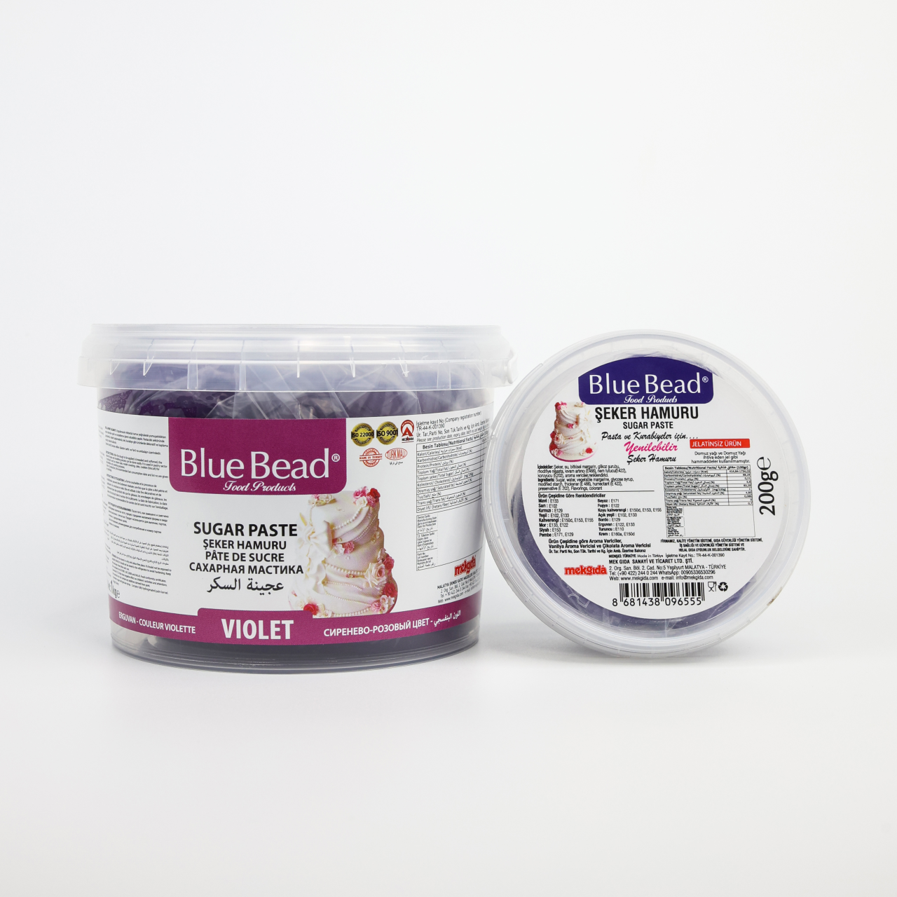 Blue Bead Erguvan Şeker Hamuru 200 gr