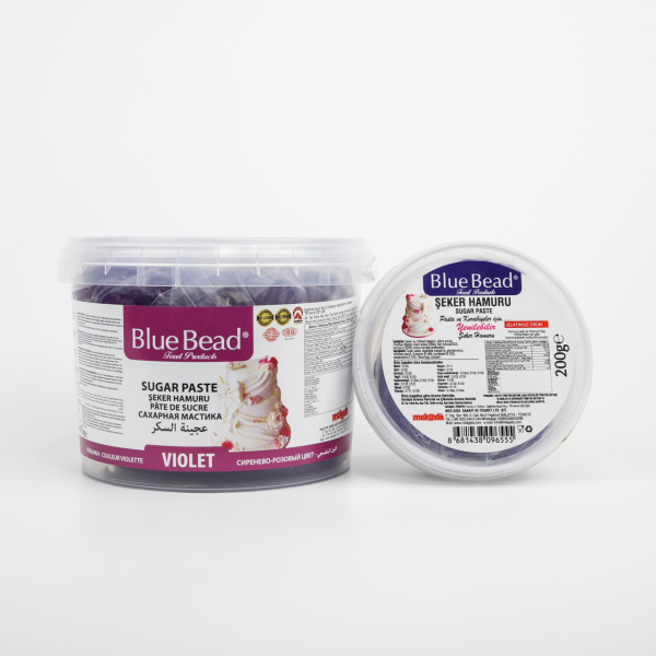 Blue Bead Erguvan Şeker Hamuru 200 gr