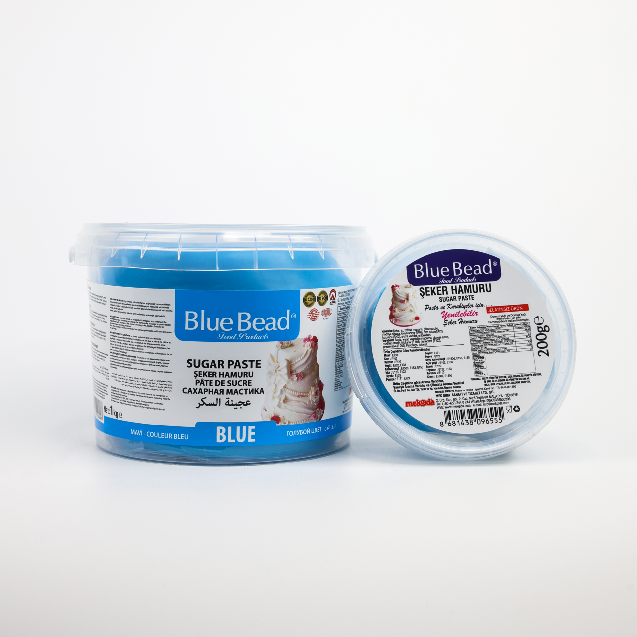Blue Bead Şeker Hamuru Mavi 200 gr