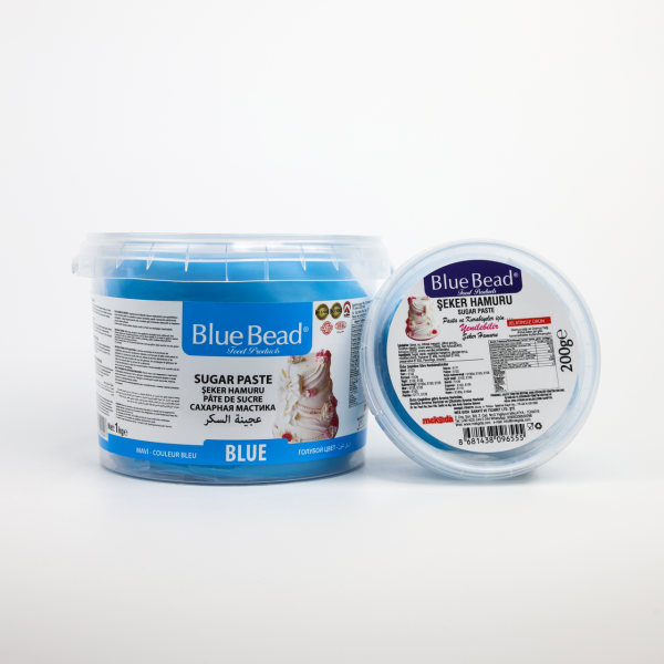 Blue Bead Şeker Hamuru Mavi 200 gr