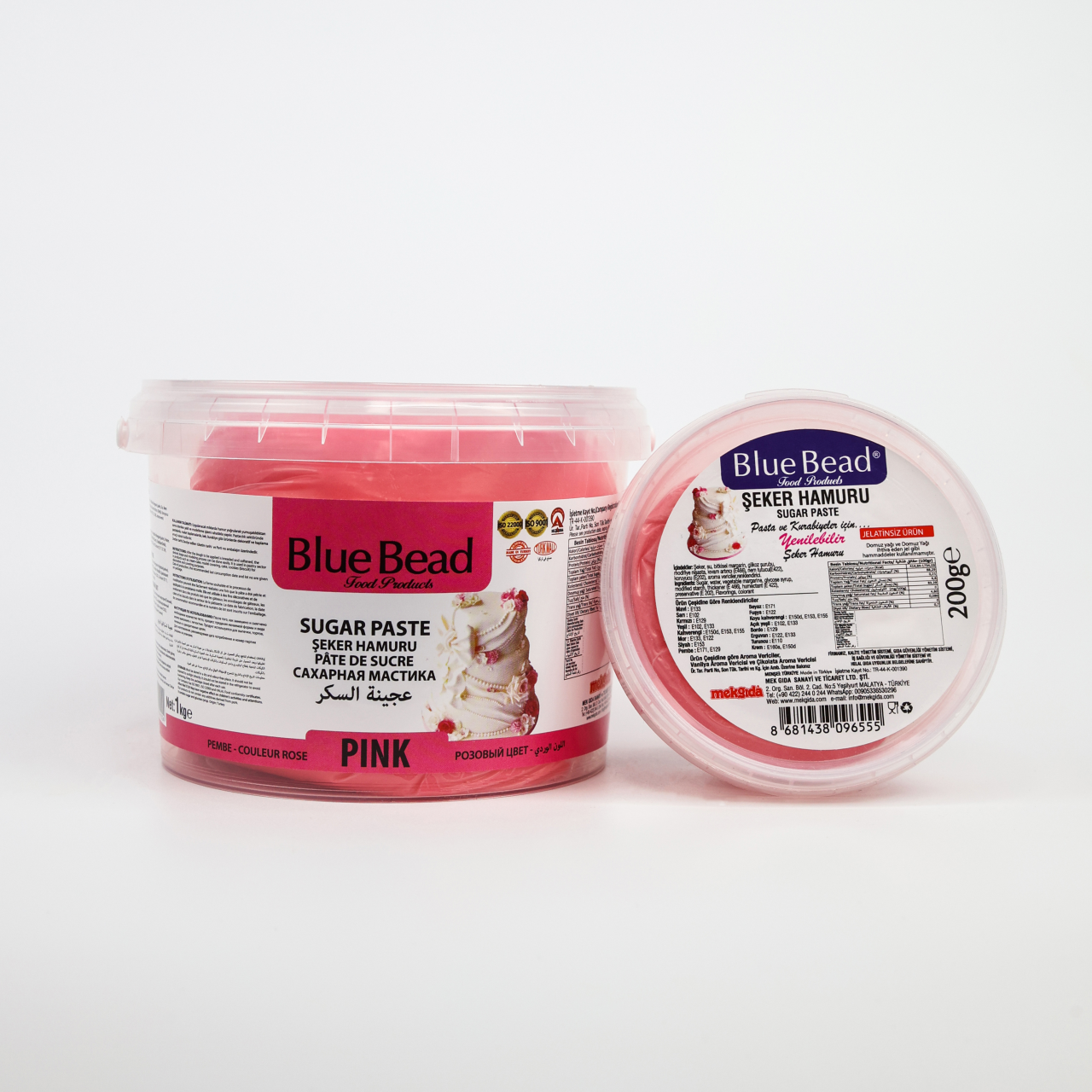 Blue Bead Şeker Hamuru Pembe 200 gr