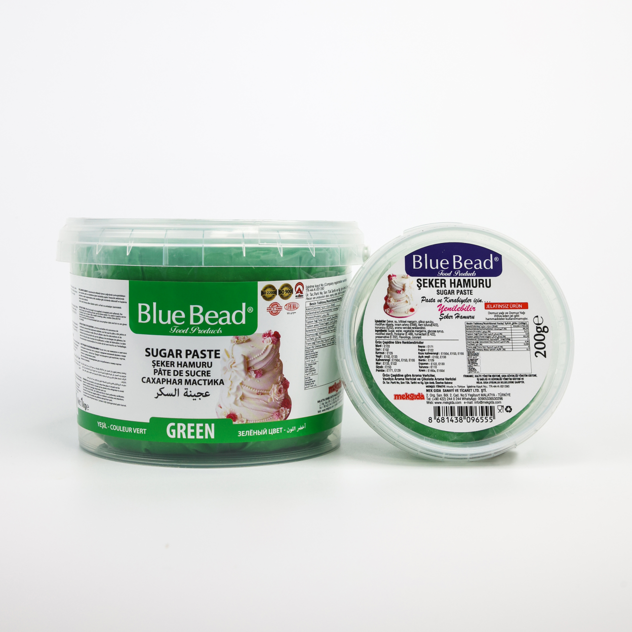 Blue Bead Yeşil Şeker Hamuru 200 gr