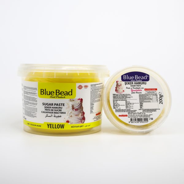Blue Bead Şeker Hamuru Sarı 200 gr