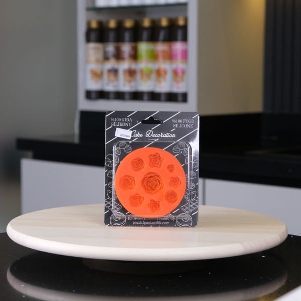 Çoklu Gül Desenli Silikon Kalıbı