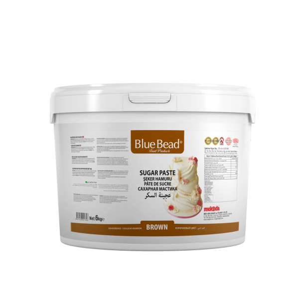 BlueBead Şeker Hamuru Kahverengi 6 KG