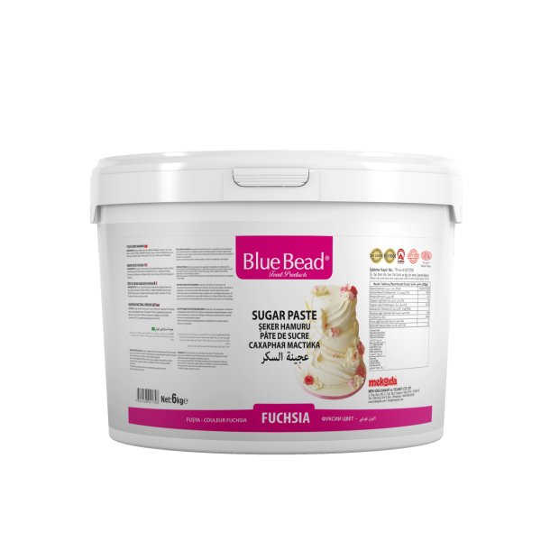BlueBead Şeker Hamuru Fuşya 6 KG