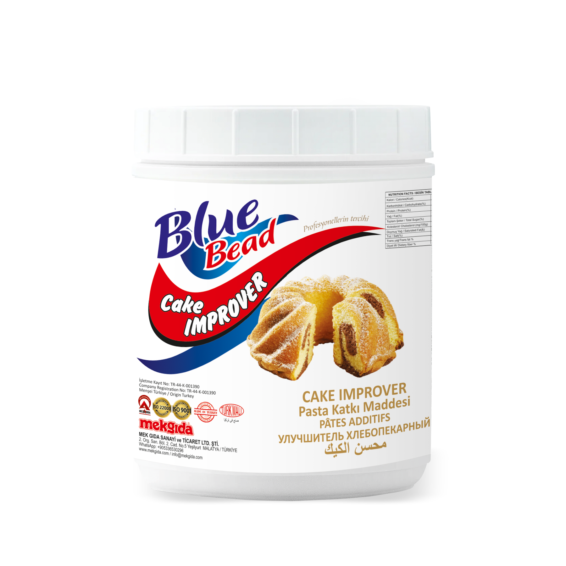 Blue Bead Pasta Katkı Maddesi 900 GR