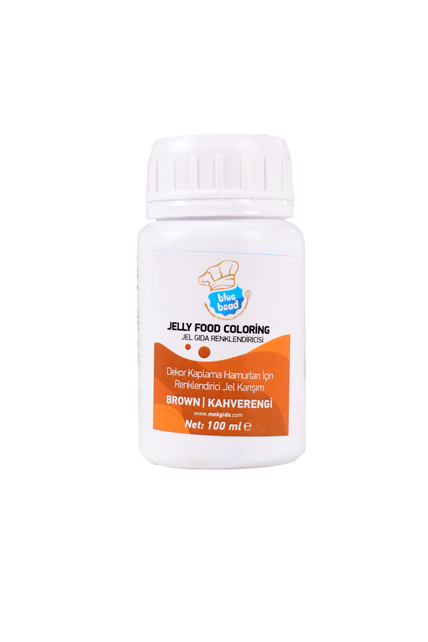 Blue Bead Kahverengi Jel Gıda Boyası  100 ml