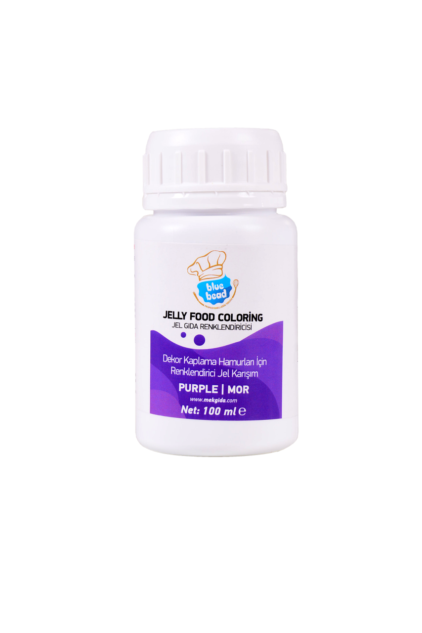 Blue Bead Mor Jel Gıda Boyası  100 ml