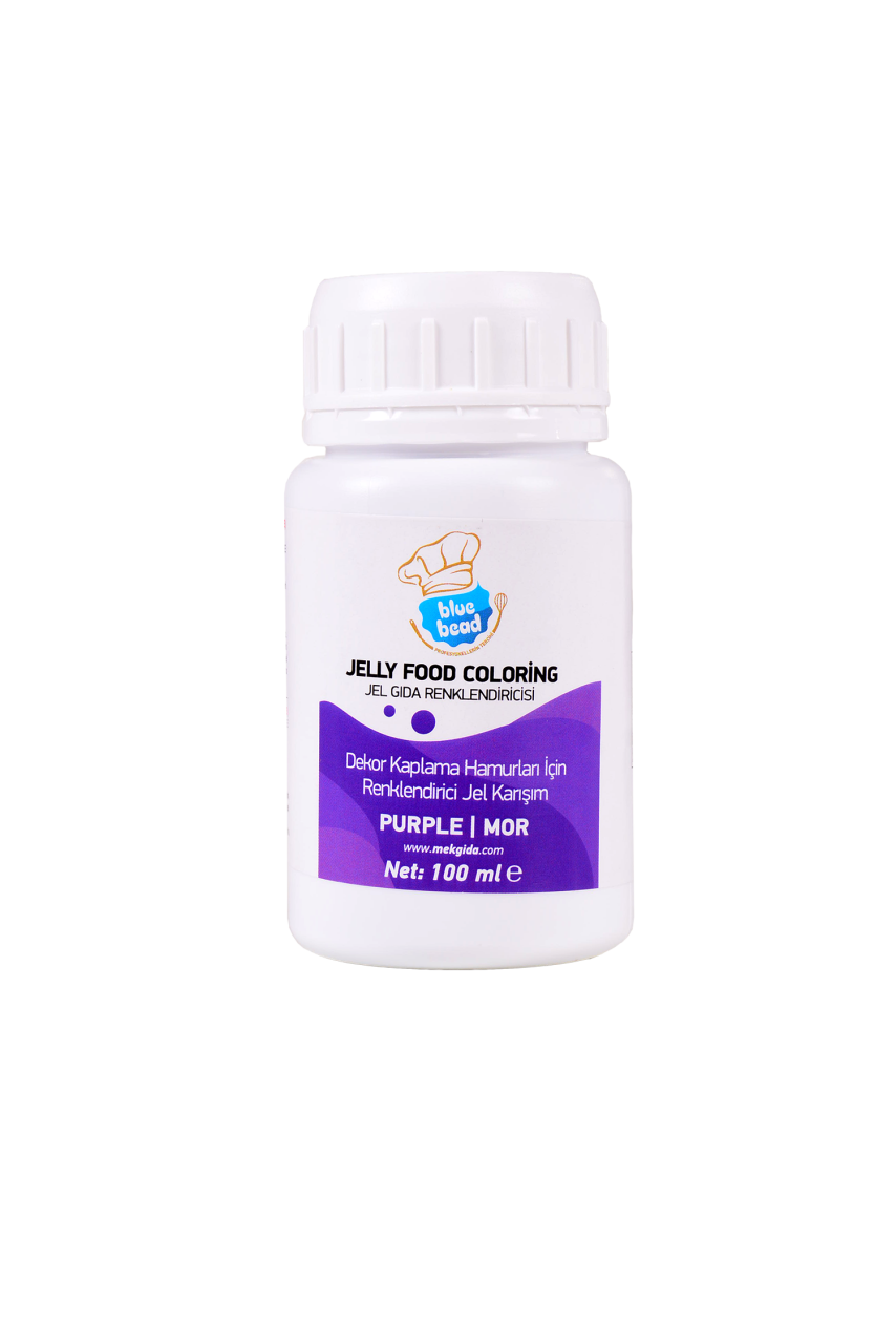 Blue Bead Mor Jel Gıda Boyası  100 ml