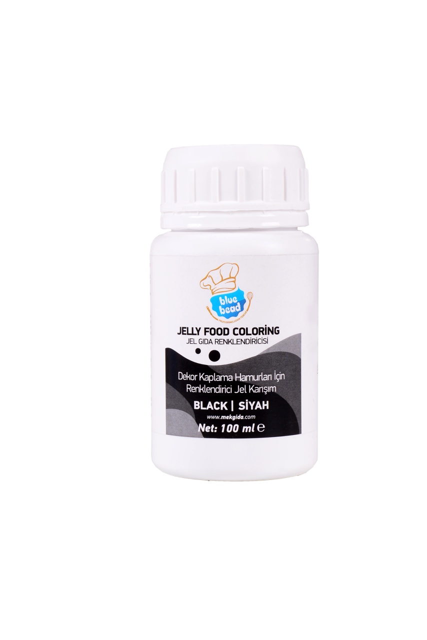 Blue Bead Siyah Jel Gıda Boyası  100 ml