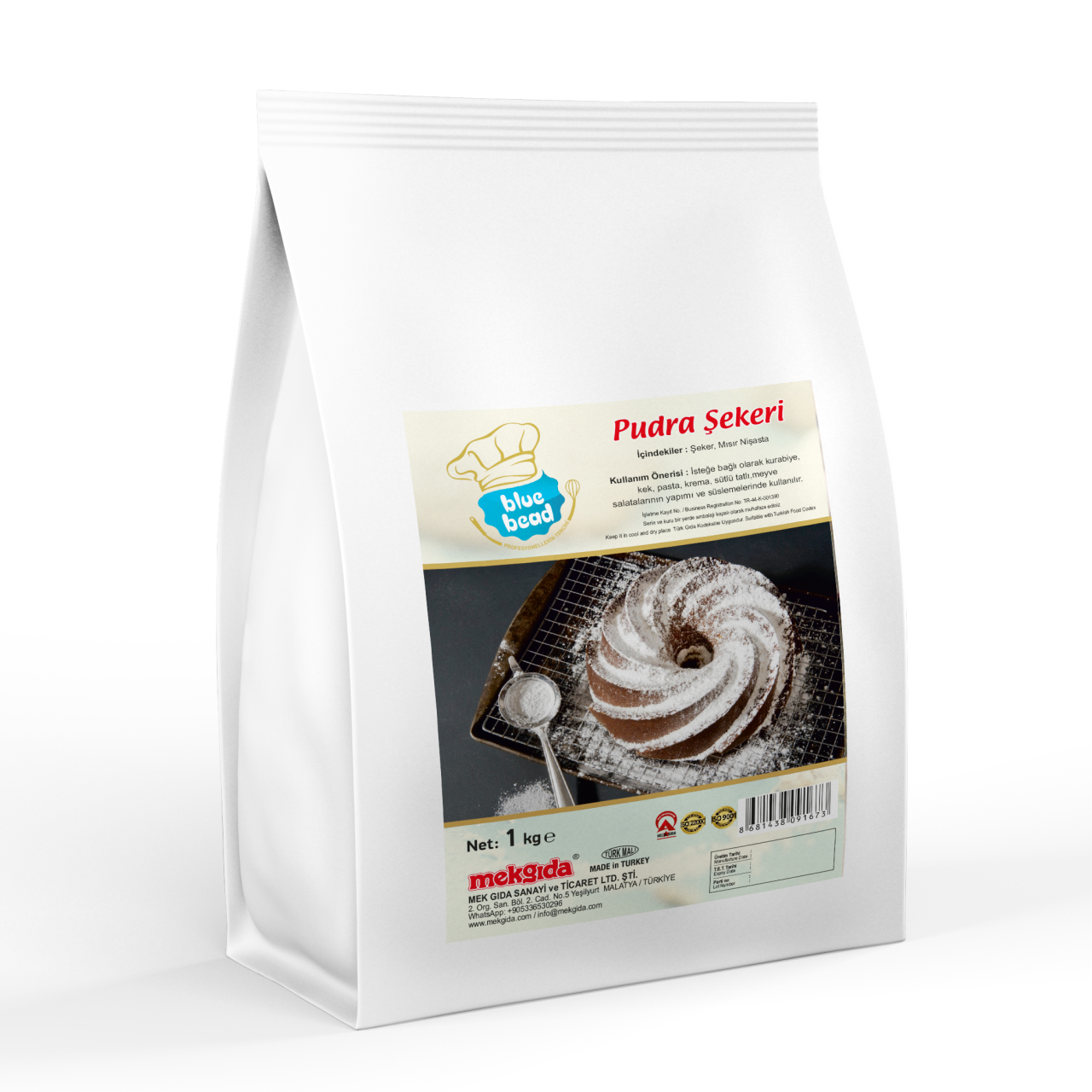 Blue Bead Pudra Şekeri 1 KG