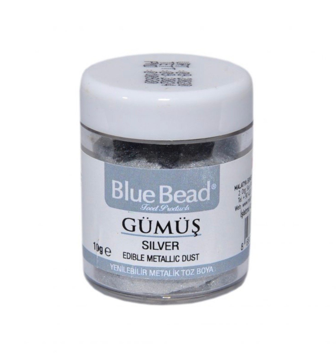 Blue Bead Gümüş Yenilebilir Sim Boya 10 gr.