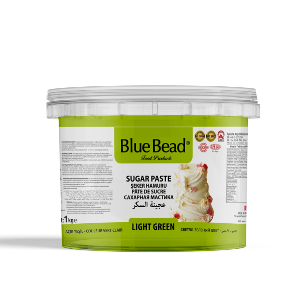 Blue Bead Şeker Hamuru Açık Yeşil 1 KG