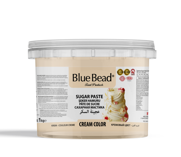 Blue Bead Şeker Hamuru Krem 1 KG