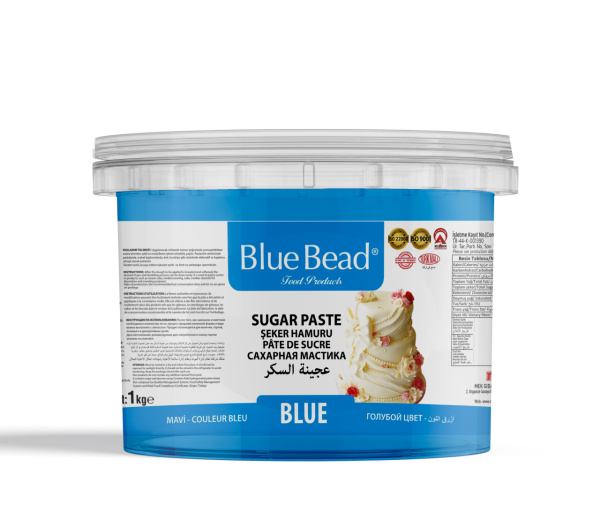 Blue Bead Mavi Şeker Hamuru  1 KG