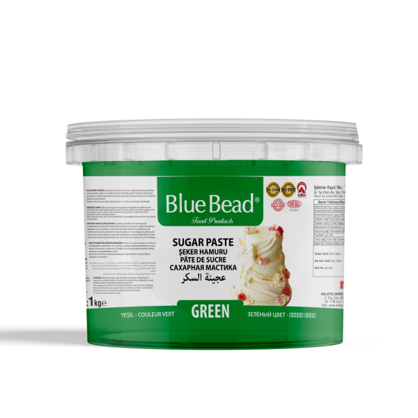 Blue Bead Yeşil Şeker Hamuru 1 KG