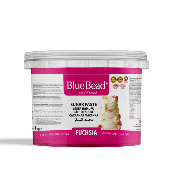Blue Bead Fuşya Şeker Hamuru 1 KG
