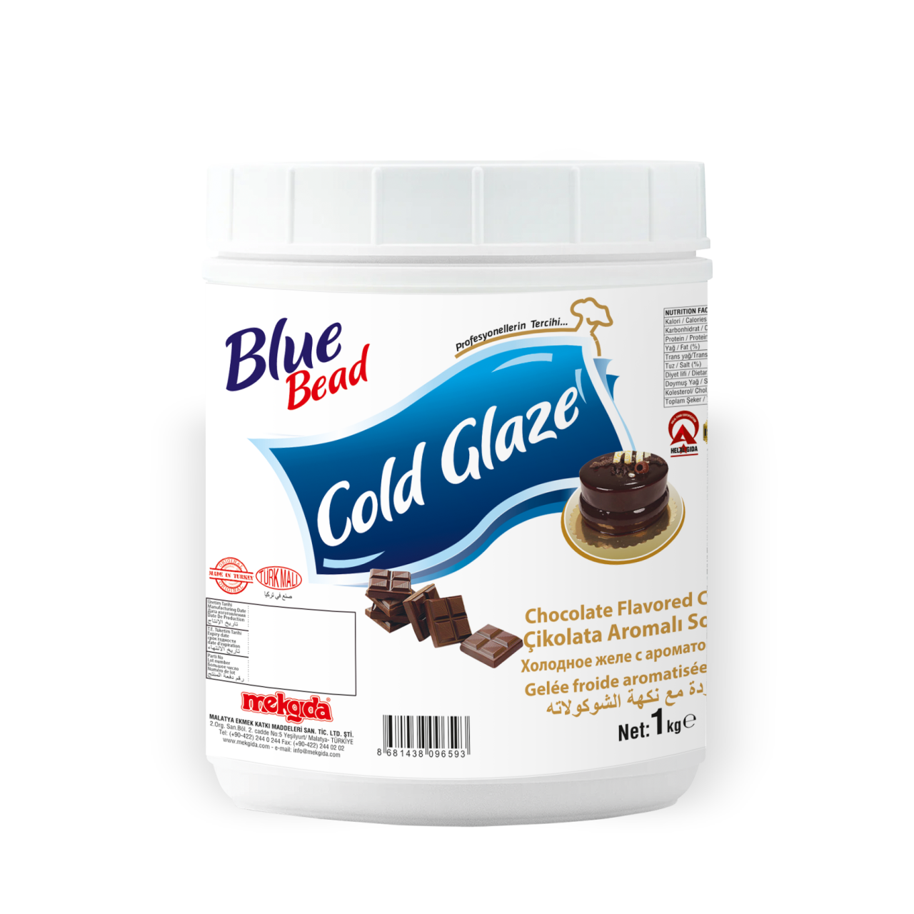 Blue Bead Çikolatalı Pasta Jölesi 1 KG