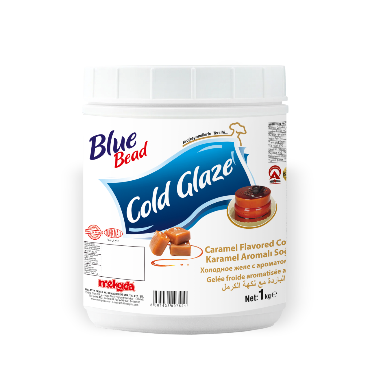 Blue Bead Pasta Jölesi Karamelli 1 KG