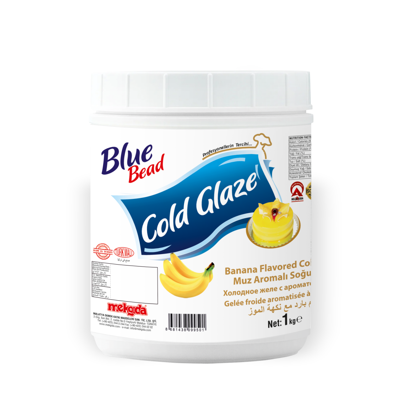 Blue Bead Pasta Jölesi Muzlu 1 KG
