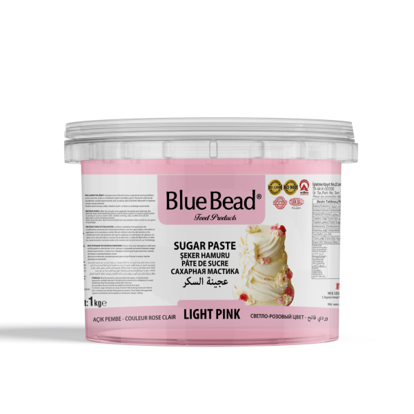 Blue Bead Şeker Hamuru Açık Pembe 1 KG