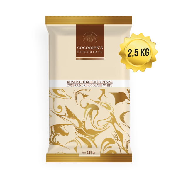 Cocomeks Konfiseri Çikolata Beyaz 2.5 KG