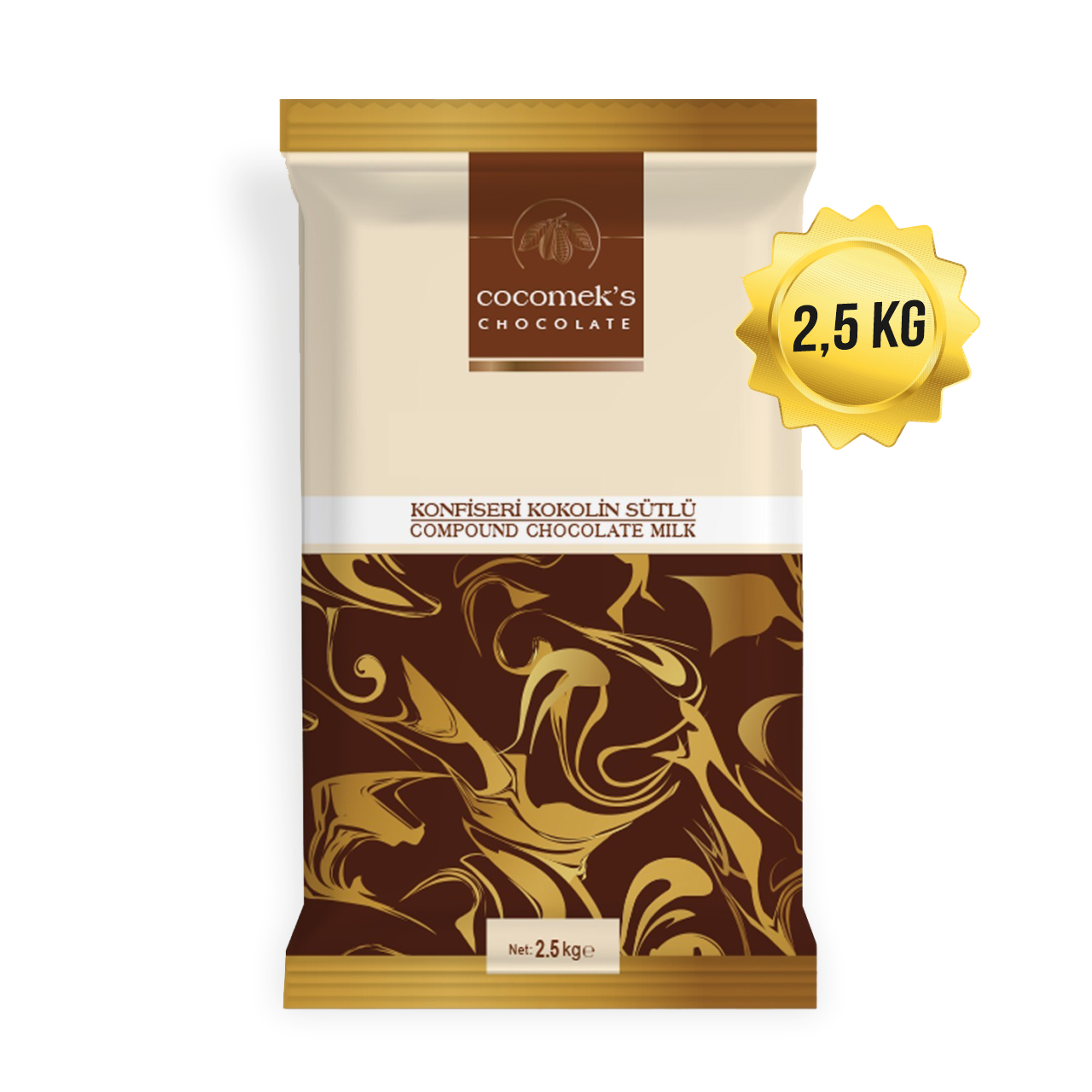 Cocomeks Konfiseri Çikolata Sütlü 2.5 KG